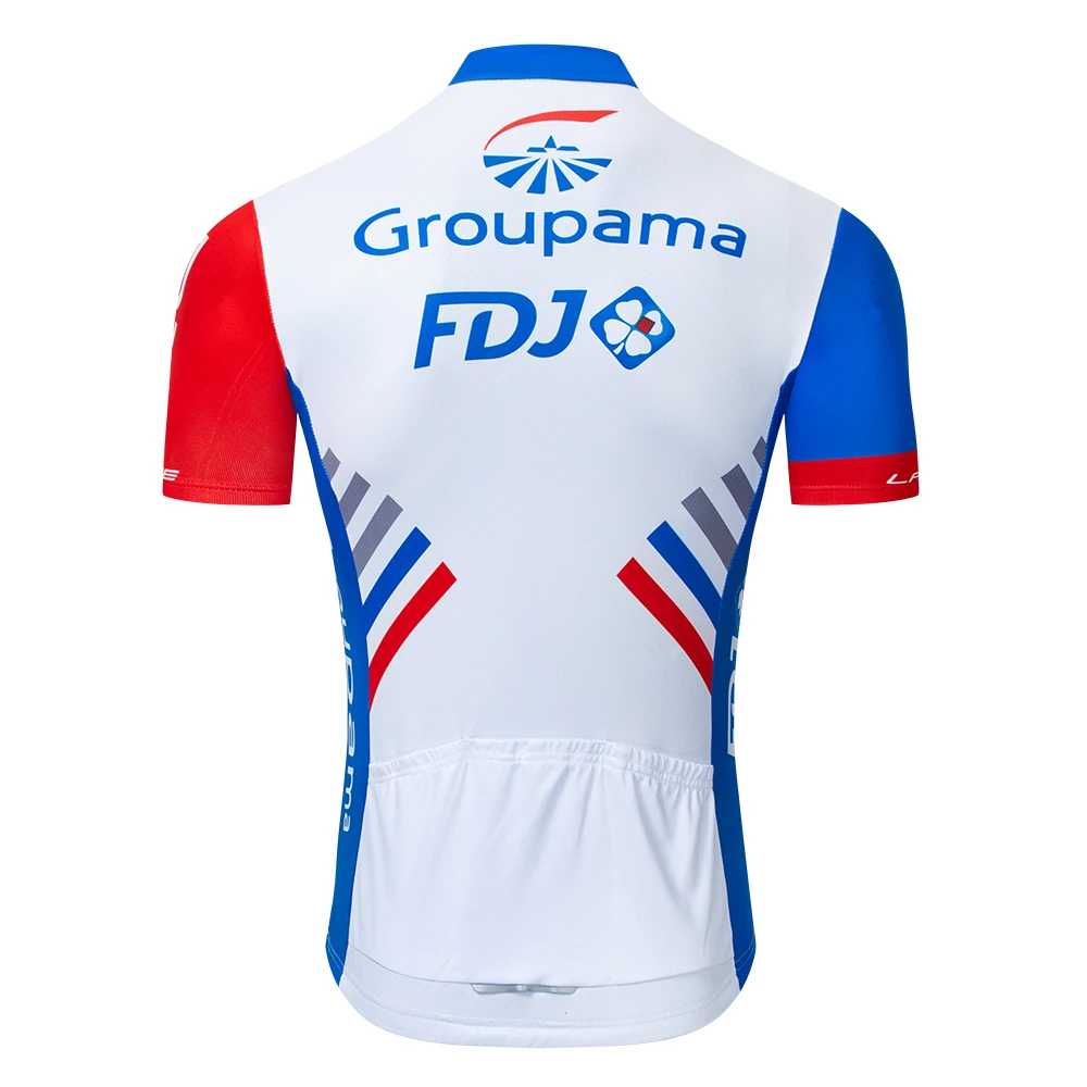 2019 nuevo equipo Pro groupama FDJ Ciclismo Трикотажные изделия bicicleta maillot прозрачные Ropa MTB manga corta tela| |