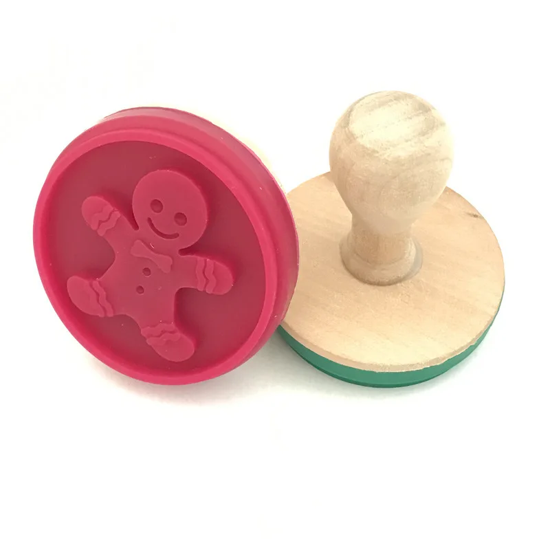 Веселое рождественское печенье уплотнительная головка штемпеля колокольчик