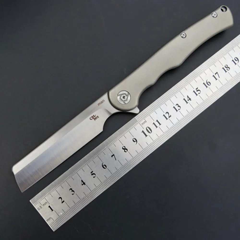 Мужской нож CH CH2006 с лезвием S35VN складной клинок из титанового сплава уличный