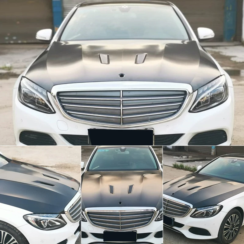 

2021 Suitable For C-class Benz W205 Refit C74 Carbon Fiber Surrounded Aluminum Alloy Cover