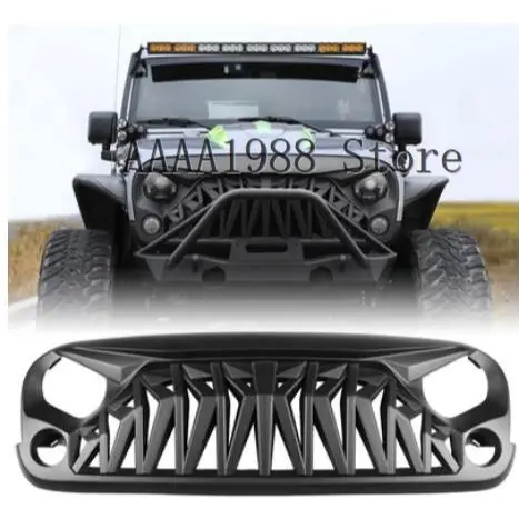 

For Wrangler Grill For Wrangler JK JKU Rubicon Sahara Sport 2007 2008 2009 2010 2012-2017 Racing Grills Bumper Mesh