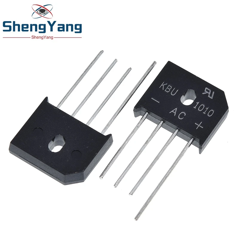 5 шт./лот KBU1010 KBU 1010 10A 1000V ZIP диодный мост выпрямительный диод Новый|Выпрямители| |