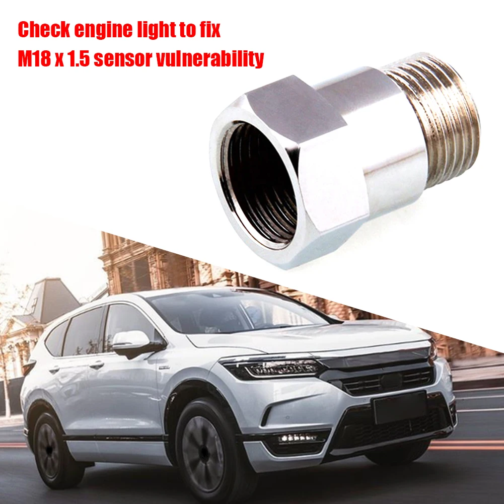 

Stainless Steel Oxygen Sensor Extender Extenders Spacer Extension Adapter M18X1.5 Equipment Car Tool
