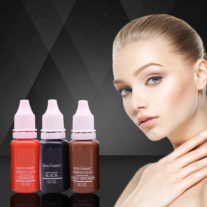 

Lot Of 23 USA Bottles Permanent Makeup Ink Colors Assorted Bio-Touch Micro Tattoo Makeup Pigment 15ml Tinta