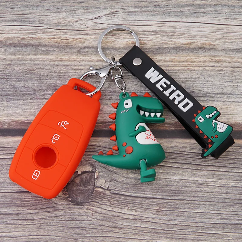 Силиконовый защитный чехол брелок для ключей Mercedes Benz S E Class W213 2018 2019 2020|key fob