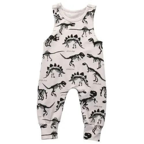 Baby Romper Newborn Toddler Clothes Infant Boy Girl Cartoon Dinosaur Jumpsuit Outfit | Детская одежда и обувь