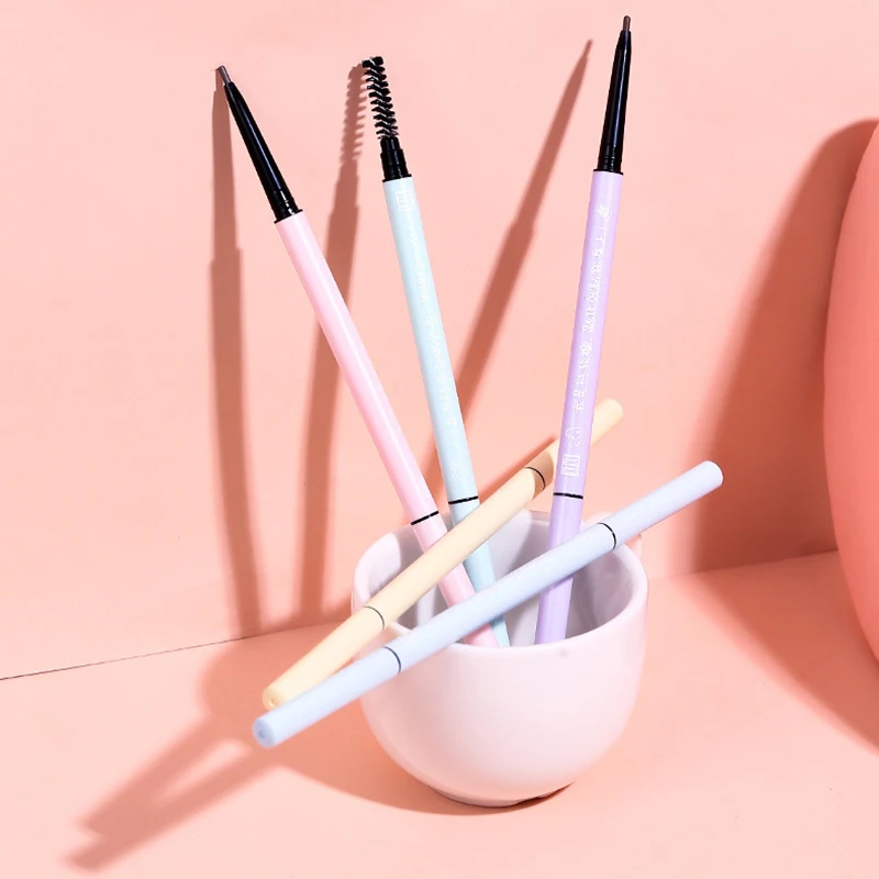 

Lasting Thin Pencil Core Double-headed Eyebrow Eyebrow Eyebrow Pencil Waterproof Long Sweat-proof Small Non-marking Party Wild