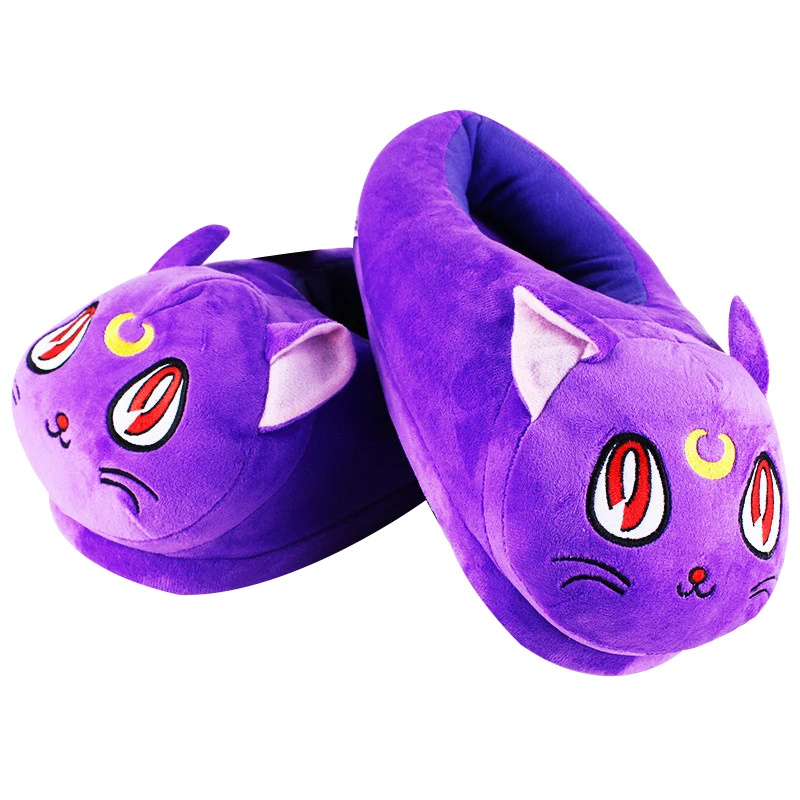 T Мягкая Плюшевая обувь 28 см; Psyduck Snorlax Gengar Mudkip Eevee Sylveon Umbreon; Домашние зимние теплые модные тапочки; подарок - Цвет: T