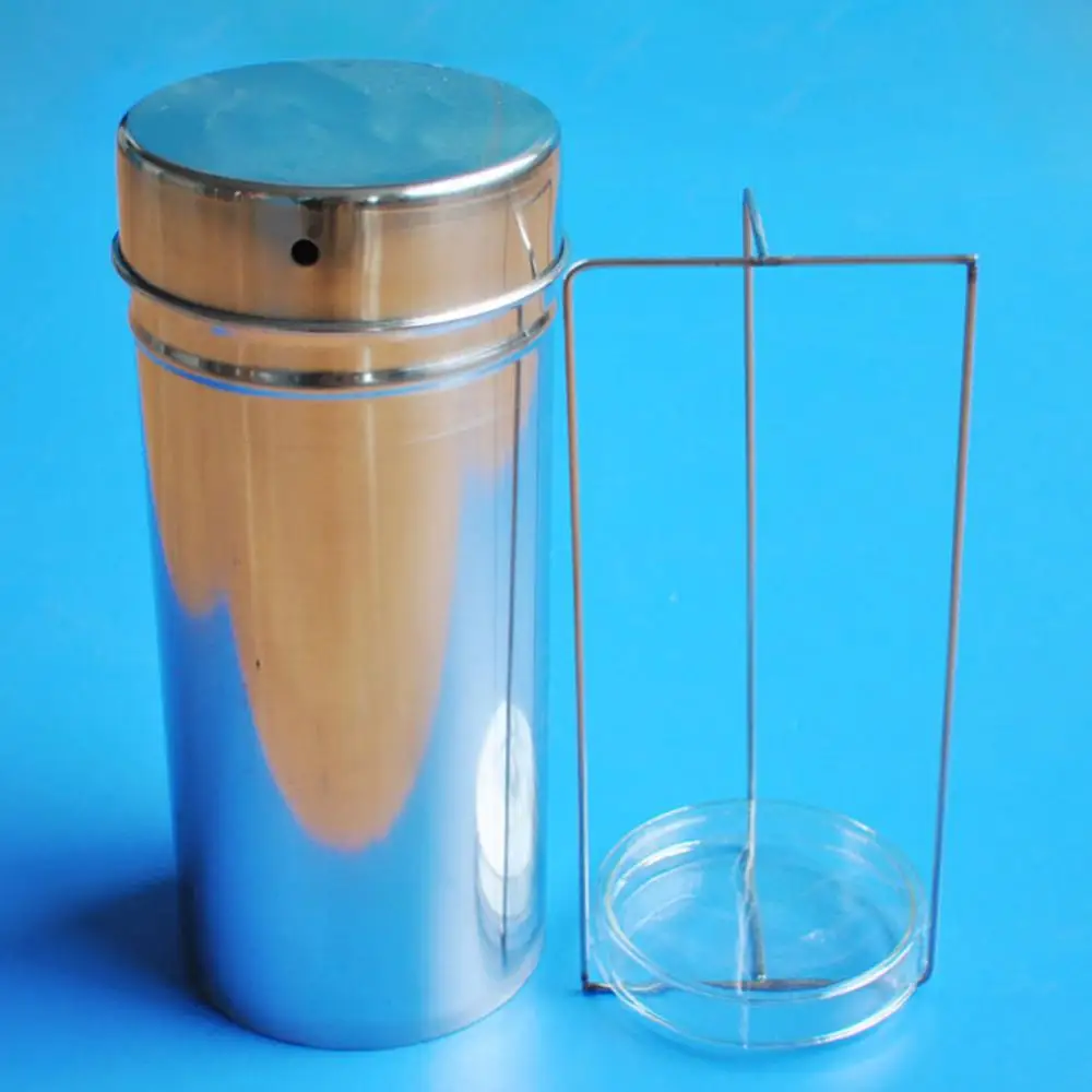 

Petri Dish Sterile Bucket 90mm Petri Dish Lab Sterilization Disinfection Bucket + Stainless Steel Wire Rack