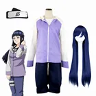 Аниме Hyuga Hinata Shippuden Generation Jacket брюки для косплей-костюма