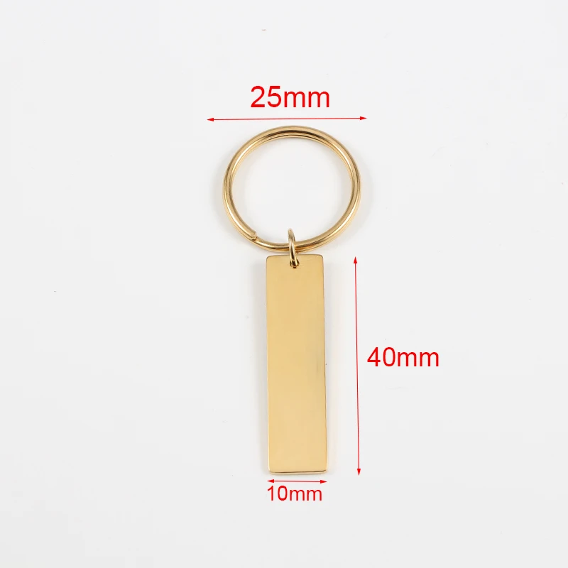 

Simple Key Chains Stainless Steel Mirror Polished Keychains Key Chain DIY Hot Selling Chains 10pcs/lot