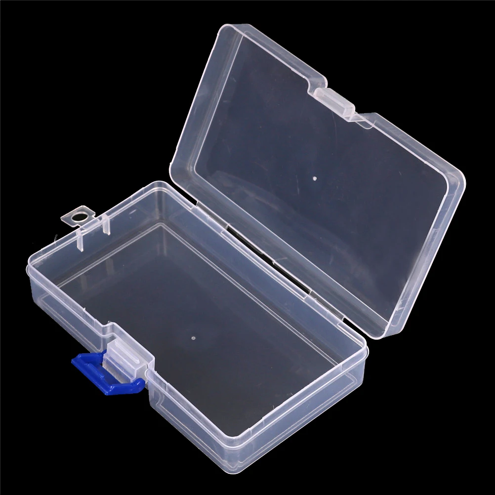 Plastic Clear Transparent Mini Durable With Lid Collection Jewelry Necklace Storage Container Case Box Holder Craft Organizer | Дом и сад