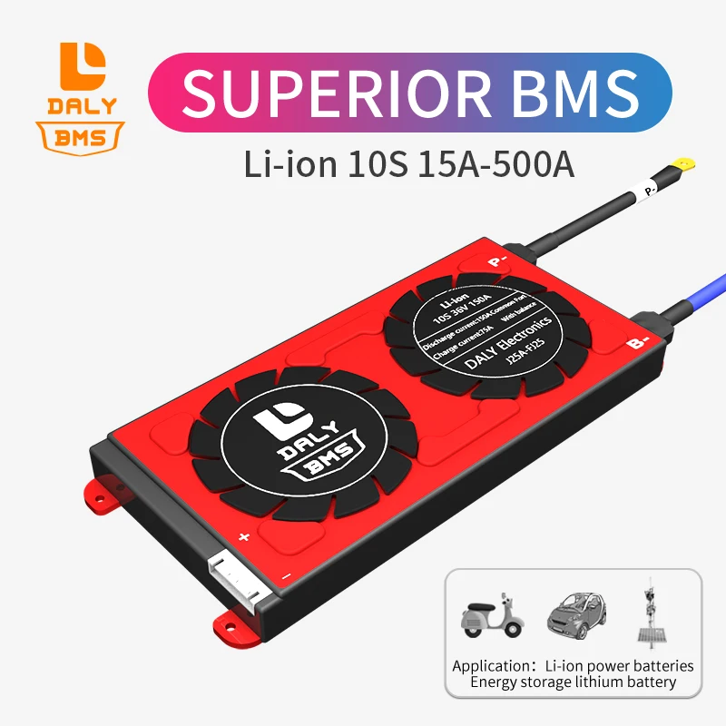 Daly BMS 10s Li Ion 15A 20A 30A 40A 50A 60A 80A 100A 120A 150A 200A ~ 500A общий порт с балансом для солнечной