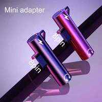 portable 8 pin to 3 5mm 2 in 1 charging and listening 2 in 1 audio adapter cable for apple