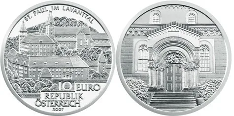 

Памятная Серебряная монета, Австрия, долина лаванте, 10 евро, Подлинная коллекция евро, НАСТОЯЩИЕ Оригинальные монеты, 2007