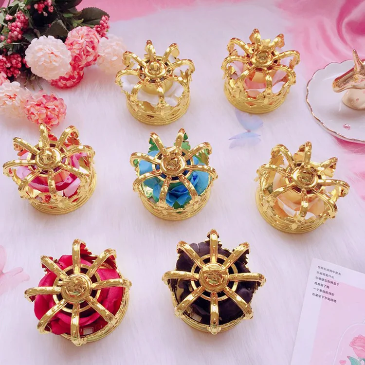 lolita crown hair accessories gorgeous rose band clip headdress golden cospaly | Тематическая одежда и униформа