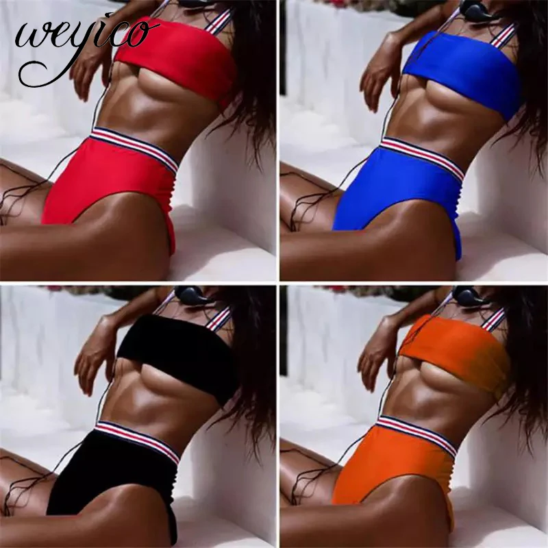 Женский комплект бикини Раздельный сексуальный мягкий купальник женский