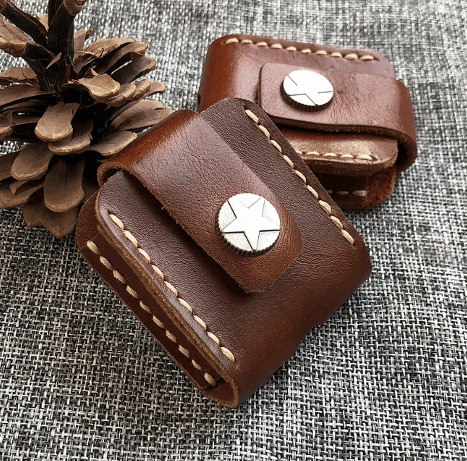 Чехол из натуральной кожи для прикуривателя Z бренда Зажигалка первого слоя