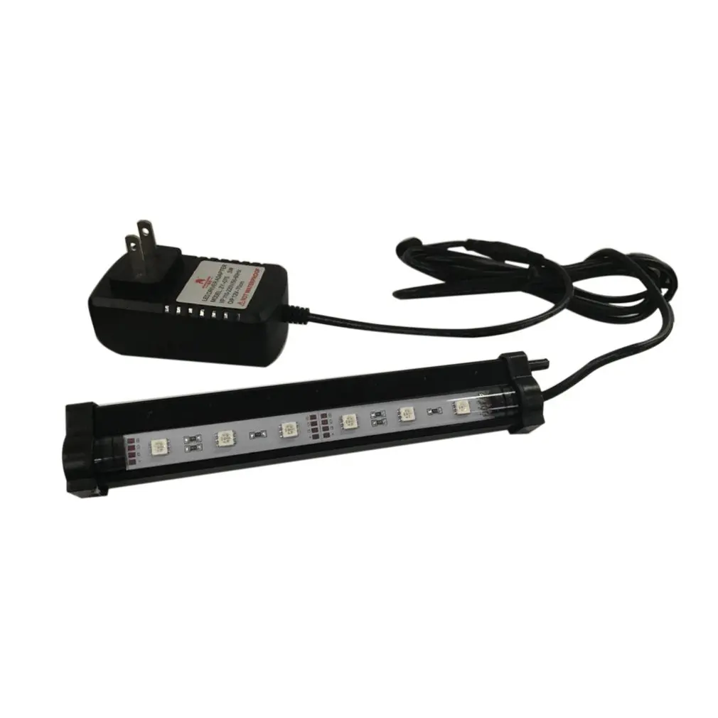 RGB LED Light Aquarium Fish Tank Light Submersible Light Air Bubble Lamp Making Oxygen with Remote Control for Fish Tank
