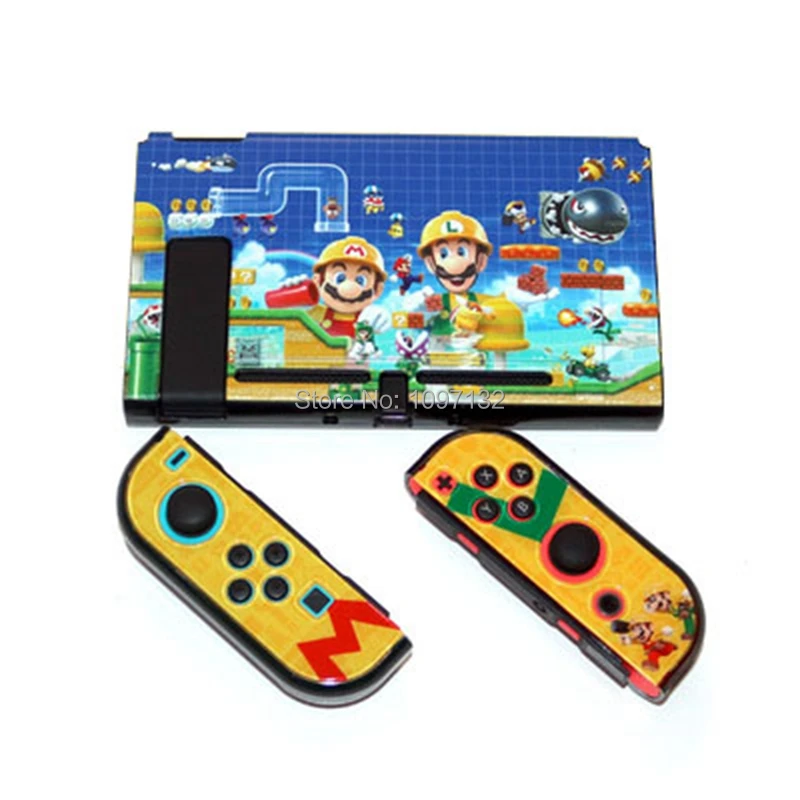 Жесткий чехол для nintendo Switch nintendo s Switch Console, пластиковый чехол Nitendo для NS nintendo Switch Joycon, аксессуары для наклеек - Цвет: A802