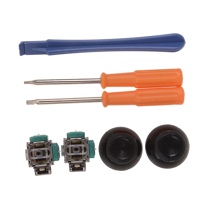 3D Analog Joystick Stick Sensor Module Potentiometers& Thumbsticks Cap Torx T8 T6 Screwdrivers Repair Tool Wireless Controller |