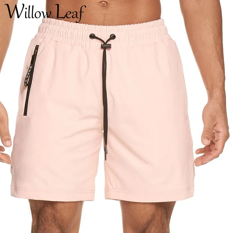 

Шорты мужские воздухопроницаемые с листьями ивы, Модные Повседневные Удобные, для фитнеса, одежда для бега, лето 2021