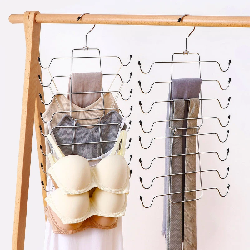 

Home Hanger Space Saving Hangers Closet Organizer for Tank Top Bra Pajamas Strappy Dress Bathing Suit Hangers For Clothes