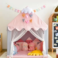 1 3m children play tent princess castle house game room cartoon easy assemble playhouse tent toys gifts houses for kids teepee