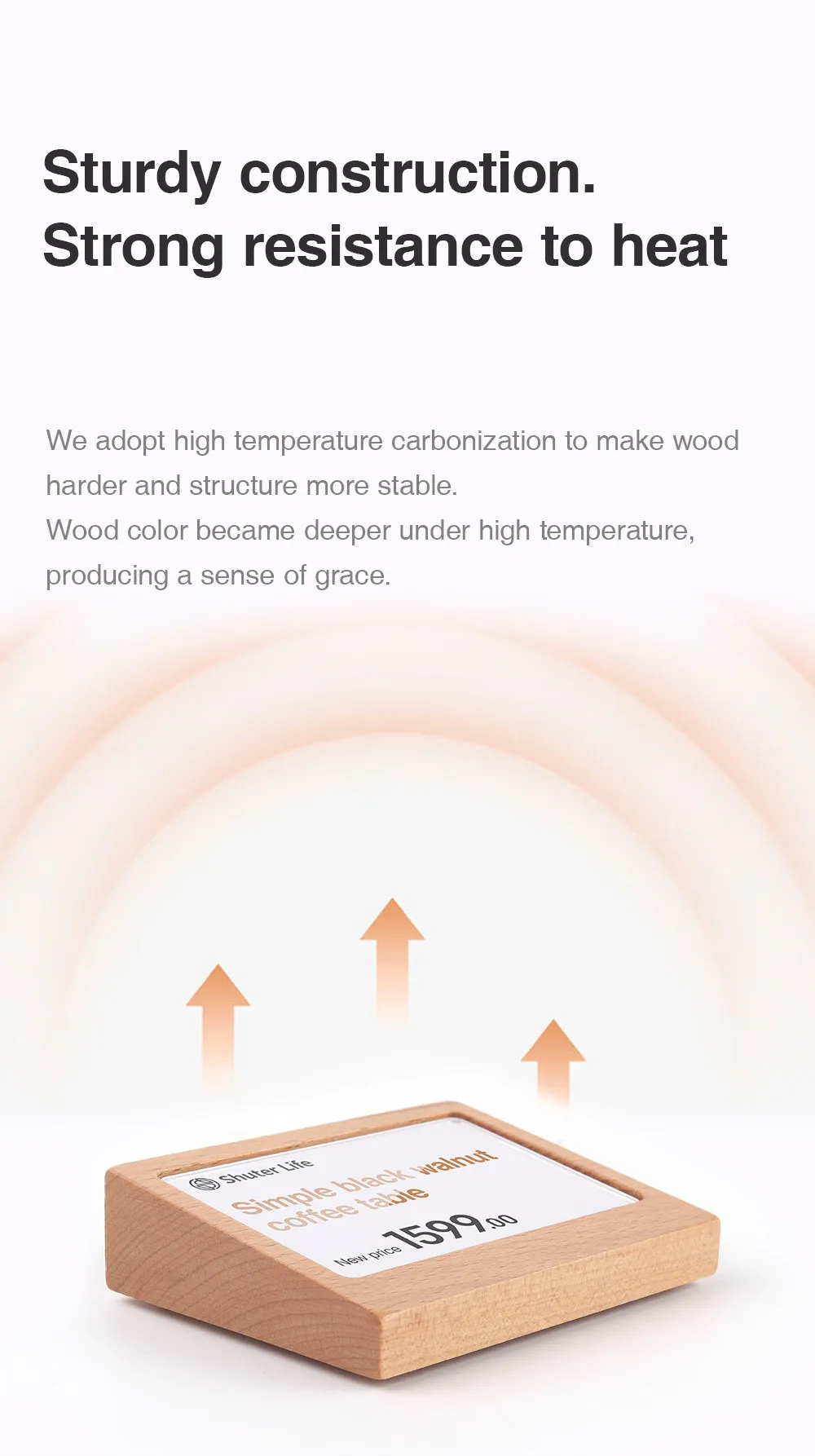 Sviao скошенный деревянный держатель знака для бирки ярлыка фото картины
