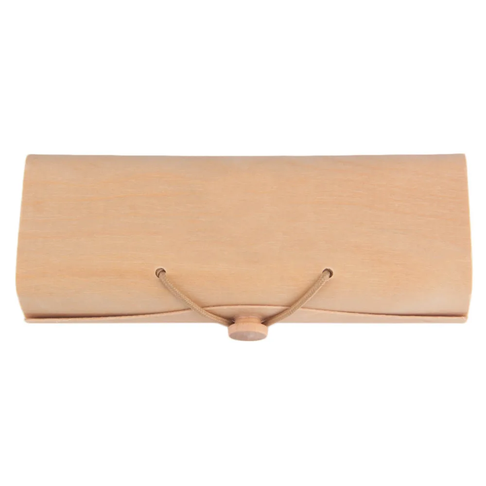 Portable Wooden Sunglasses Box Case Eye Glasses Clam Shell Protector | Eyewear Cases &amp Bags