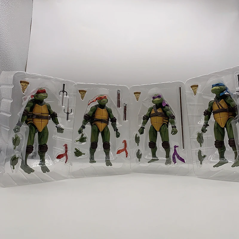 NECA Рафаэль Леонардо Микеланджело Донателло экшн-фигурка Шредер кран черепаха