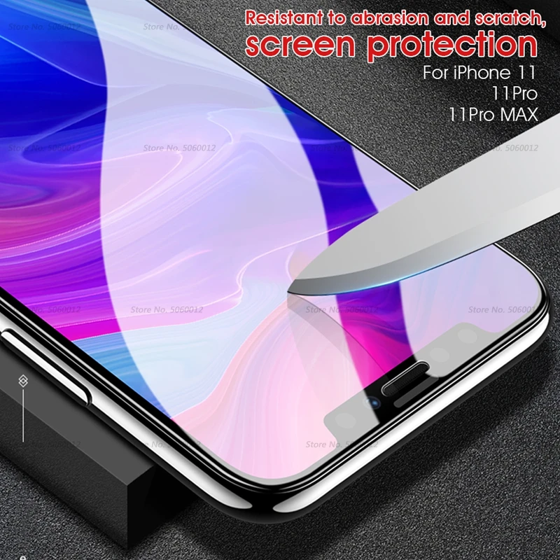 30D защитное стекло с изогнутыми краями для iPhone 7 8 6 6s Plus закаленное 11 Pro X XR XS