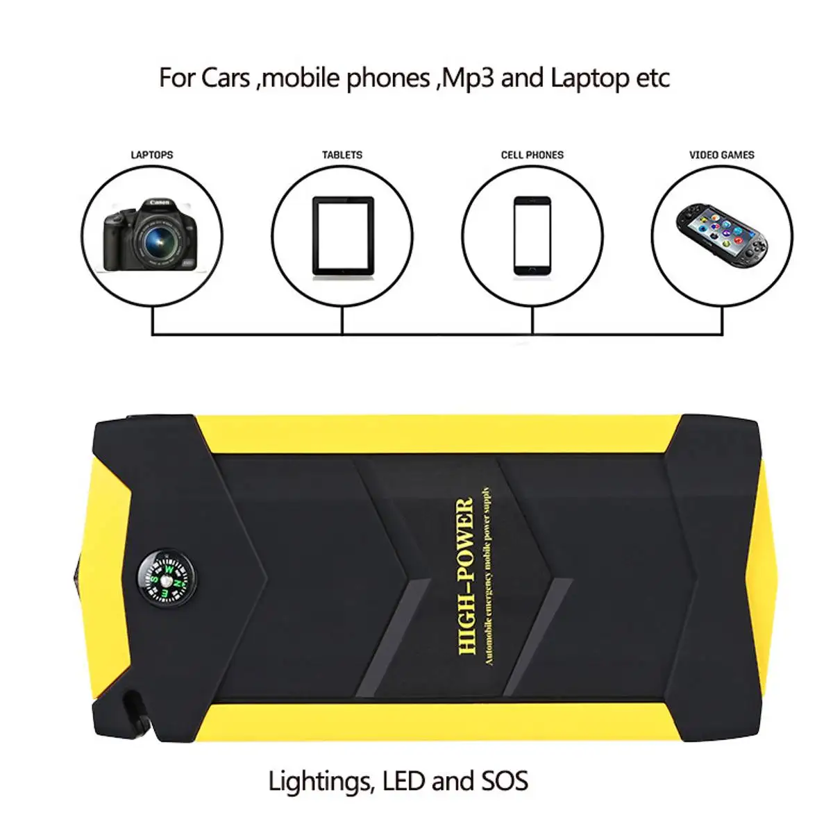 12V 600A USB 82800 мАч высокой Ёмкость автомобиль скачок стартер светодиодный светильник Mutifuction Портативный автомобиля Батарея усилитель Зарядное устройство Мощность банка