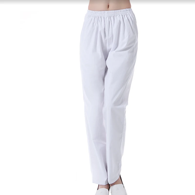 Для женщин и мужчин скраб брюки из чистого хлопка медицинская форма доктор