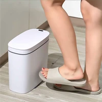 14l intelligent trash can automatic sensor dustbin electric waste bin home rubbish can for bedroom kitchen bathroom garbage