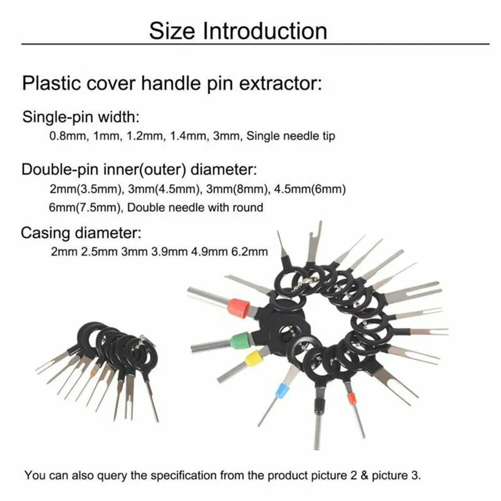 

IN STOCK 70 pieces of wire terminal removal tool car electrical wiring crimp connector pin kit
