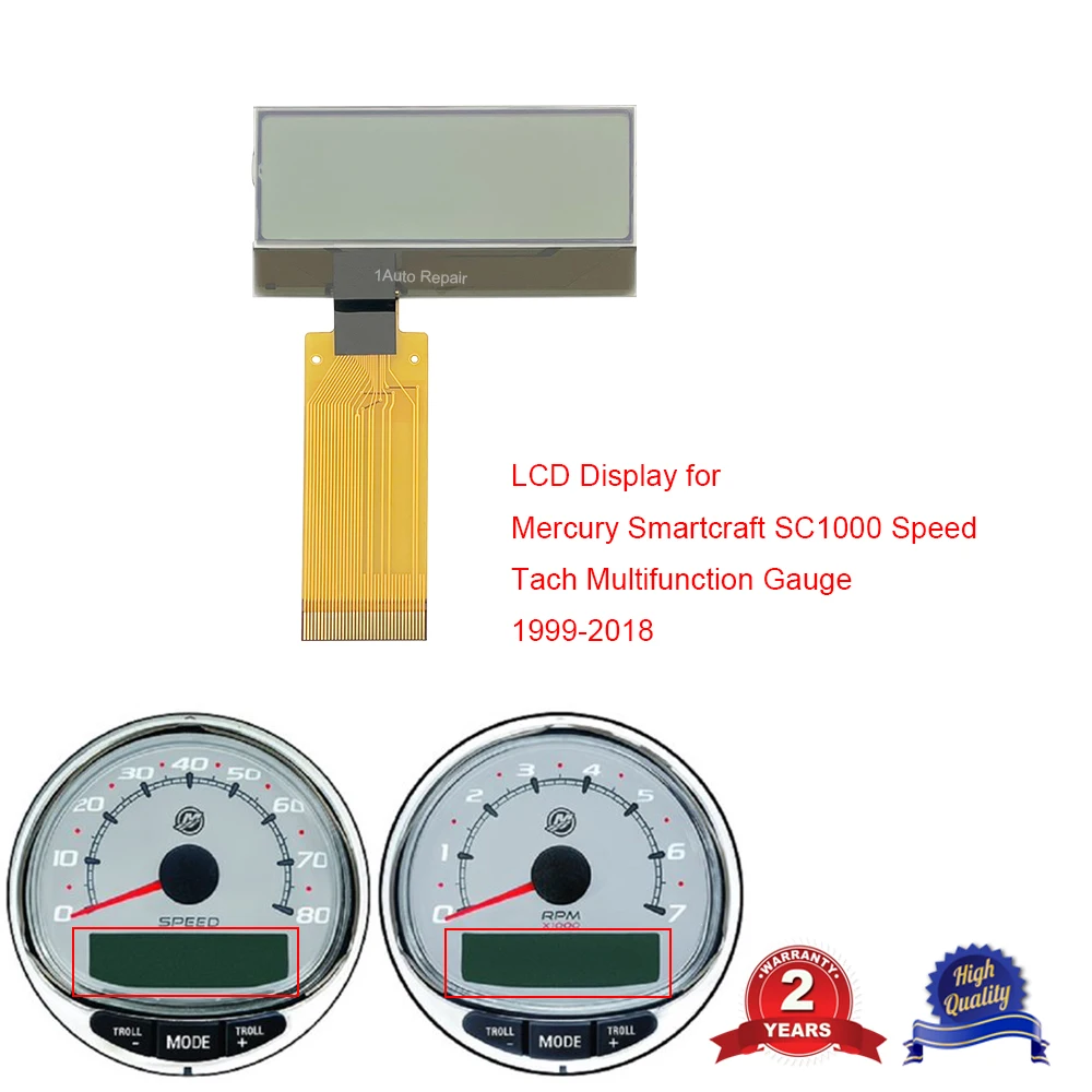 

ЖК-дисплей тахометра для Mercury Smartcraft SC1000, спидометр, приборная панель, многофункциональный датчик