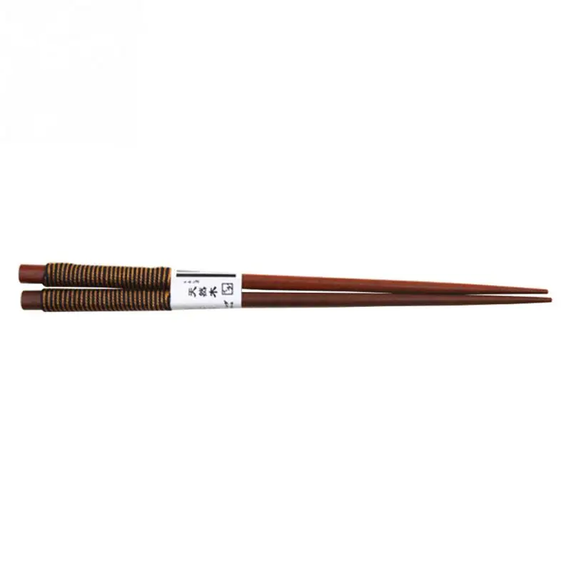 Натуральный каштан дерево Chopsticks провод натуральные деревянные палочки для еды Прямая Модные прочные палочки для еды ручной работы#20