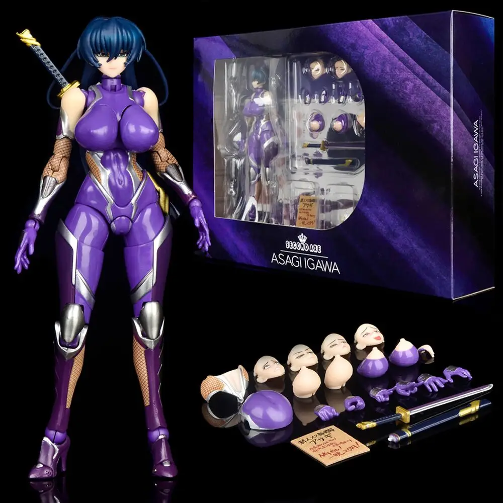 Экшн-фигурка второго топора Taimajin Igawa Asagi ПВХ игрушечная японская аниме-фигурка