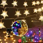 Гирлянда-занавес из медной проволоки, 6 м, 40 светодиодов