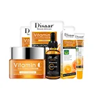 Отбеливающий крем для лица с витамином C, сыворотка для лица, Набор масок для лица, восстановление, удаление веснушек, для удаления темных пятен меланина, осветление