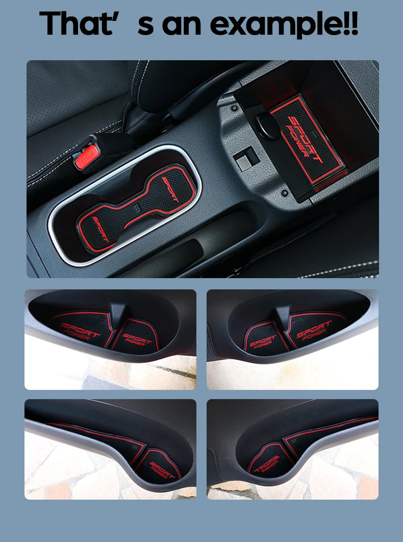 Для Audi A4 B8 2012 2013 A4 8K RS4 S4 S line RS 4 Противоскользящий резиновый слот для ворот коврик подставка аксессуары наклейки для автомобиля