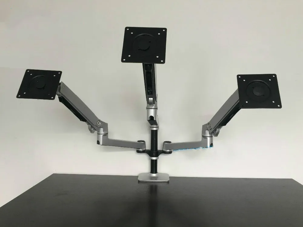 Настольный держатель с тройным монитором 17 32 дюйма ультра длинный для тройного