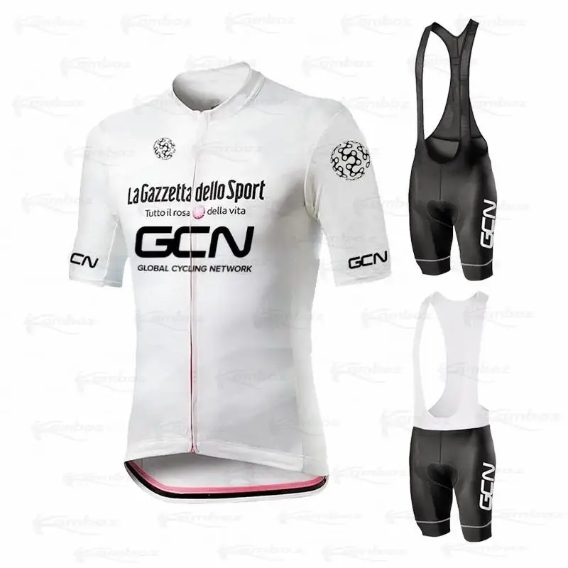 Новинка 2021 Мужская велосипедная Джерси GCN летний комплект с коротким рукавом Maillot