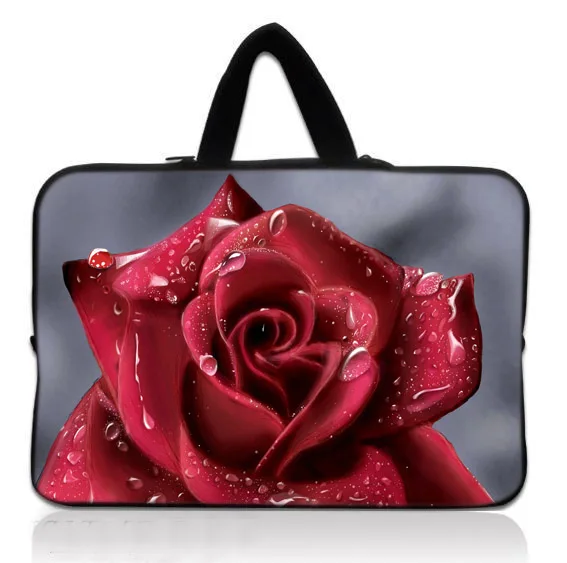 

Red Rose Laptop Bag 11",12",13",14",15",15.6 inch, Waterproof Sleeve Cover Case For Macbook Air Pro 13.3.15.4, Dropship