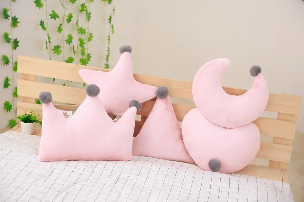 Мягкая детская комната диван подушка звезда облако сердце Корона треугольник