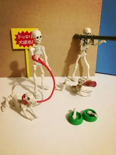 Миниатюры фигурка в виде черепа представляют Скелет Figma фигурку для взрослых и