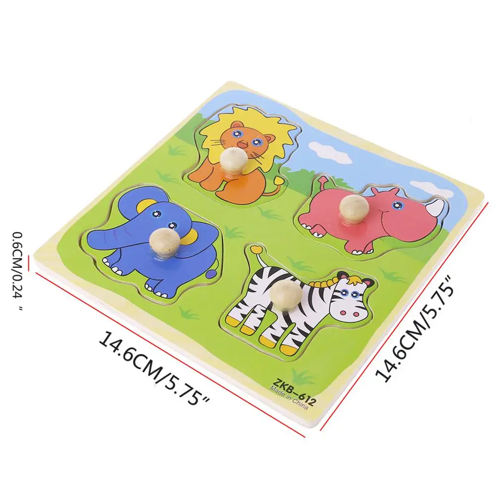 Регулируемый красочные 4 Форма детские развивающие кирпичная стена деревянный