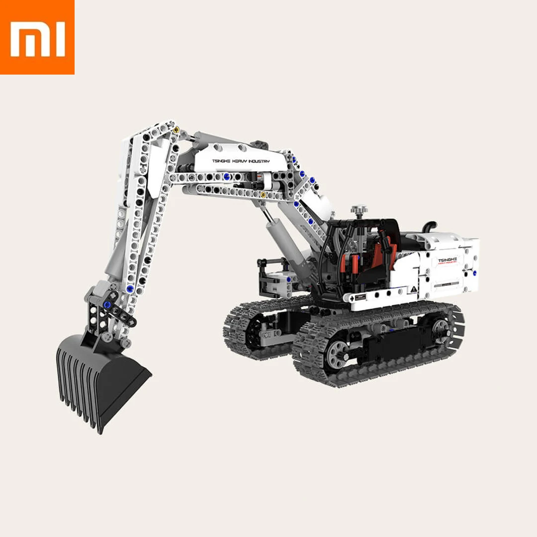 Xiaomi игрушечный инженерный экскаватор Xiomi детский строительный блок игрушки инженерное оборудование для раскопок имитационная консоль для детей