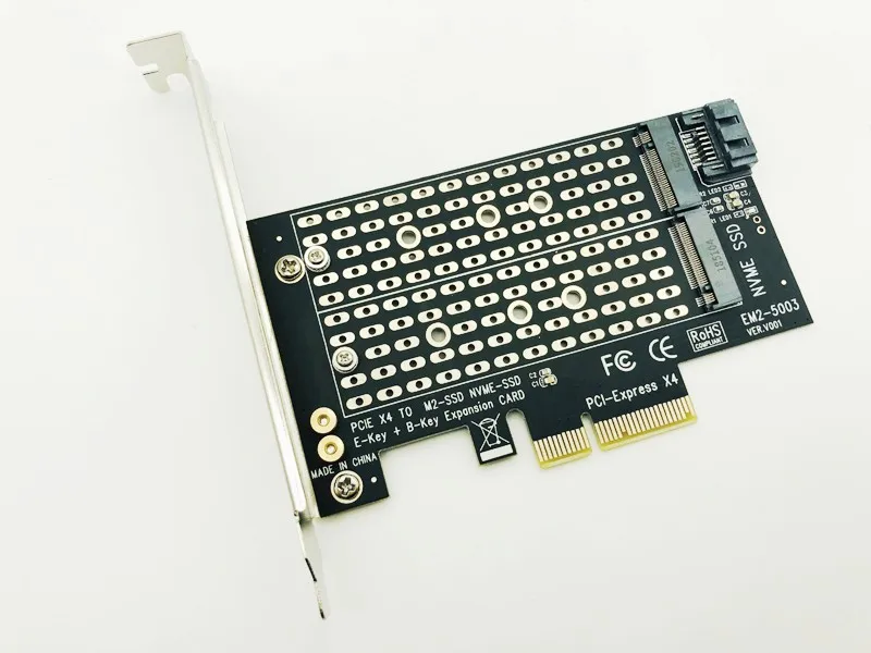 6 шт. переходники PCIE M2 на M.2 SATA SSD + NVME PCIE|Платы расширения| |